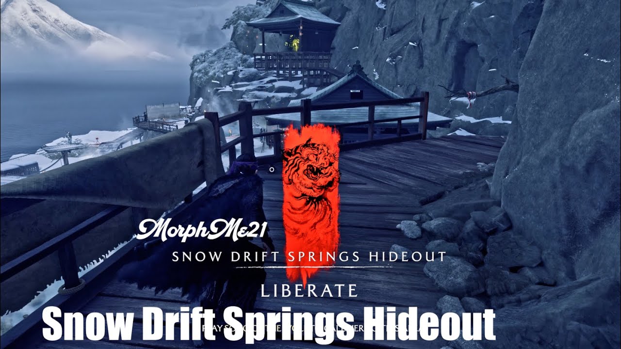 Snow Drift Springs Hideout👉 Crimson Forest (Ghost of Yōtei)