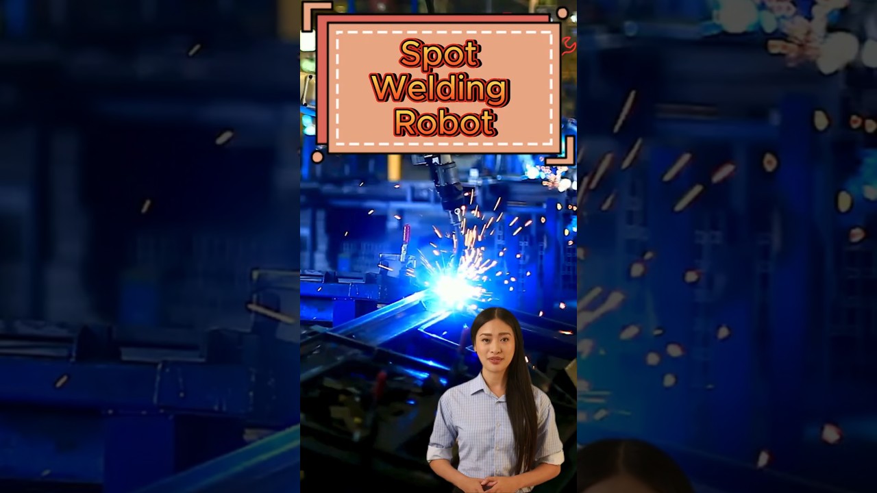 Revolutionizing Manufacturing with Spot Welding Robots: How They Work! #shorts