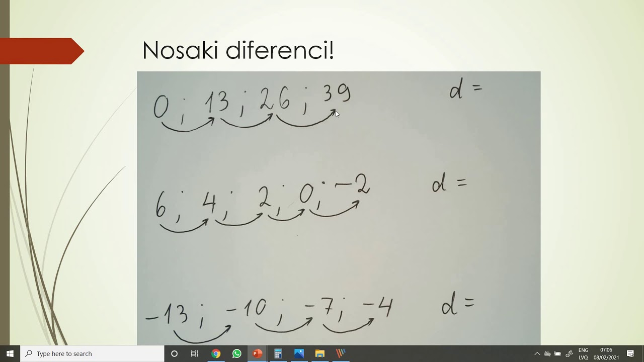 Aritmētiskā progresija