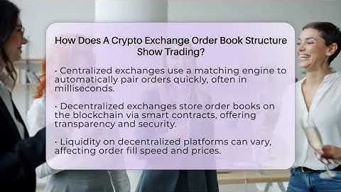 How Does A Crypto Exchange Order Book Structure Show Trading? - All About Crypto Exchanges