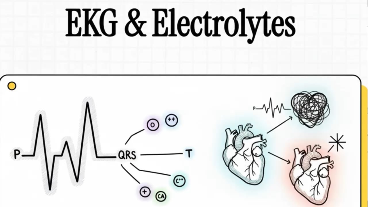 EKG Changes Due to Electrolyte Imbalance | NCLEX RN High-Yield Review