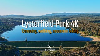 Lysterfield Park And Lake, Melbourne Victoria Australia 4K - Autel Evo 2 Pro Drone Footage