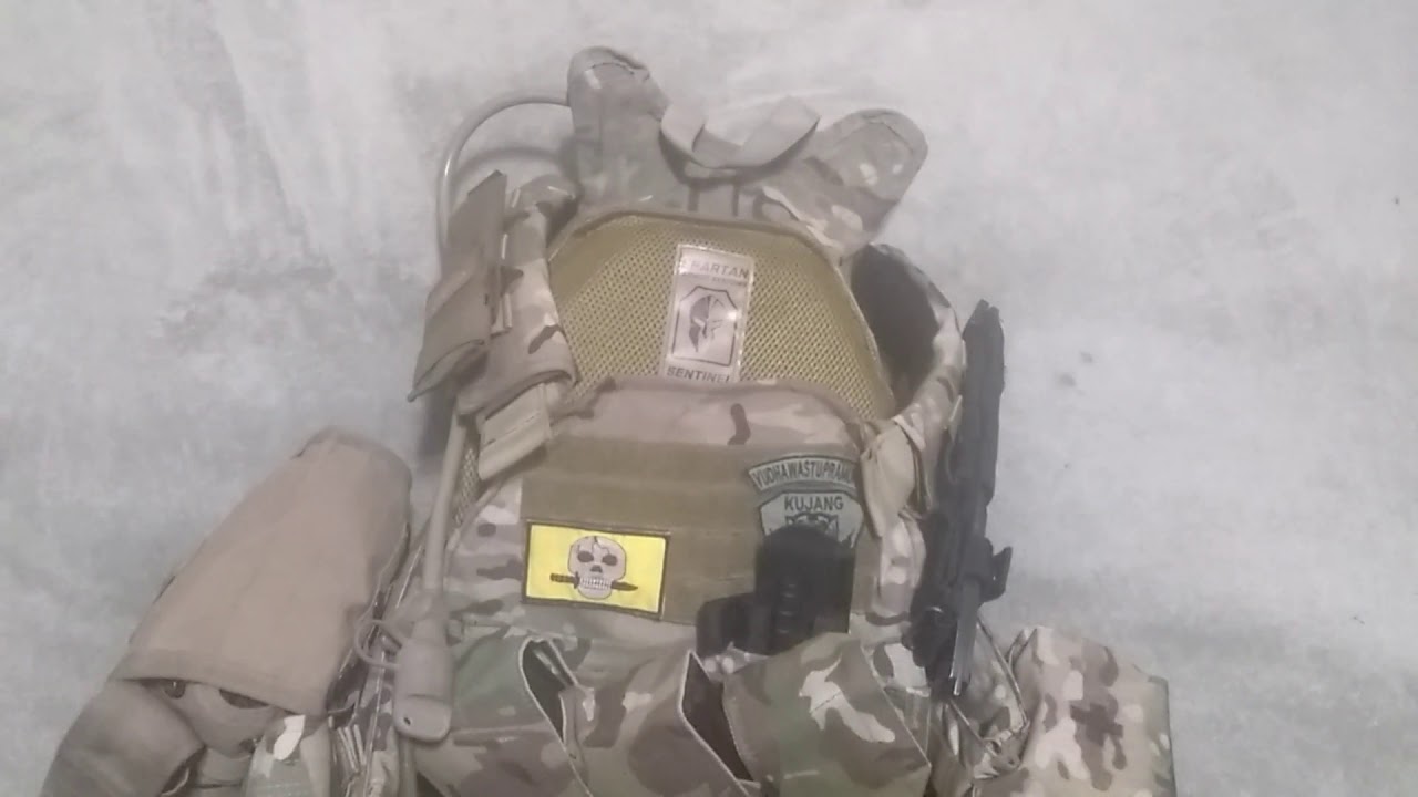 Spartan Armor Sentinel AR550 Kit Layout