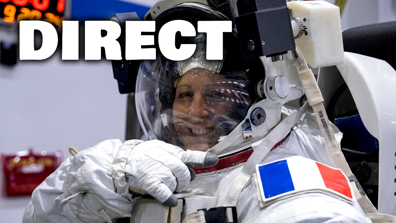 🔴 Seconde Sortie Spatiale de Sophie Adenot commenté FR (US Spacewalk 98)