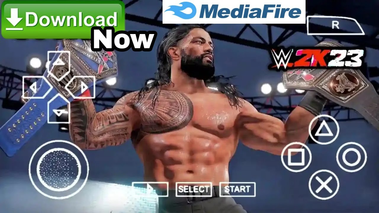 WWE 2K24 PPSSPP ISO Download on Android (Highly Compressed) in