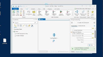 Uploading laz or las point cloud datasets into ArcGIS