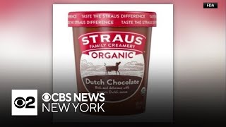 Straus ice cream recalled due to possible metal fragments