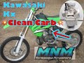 Kawasaki KX80 Kx Dirt Bike 80 - COMPLETE Carburetor Clean - 2 Stroke + Cable