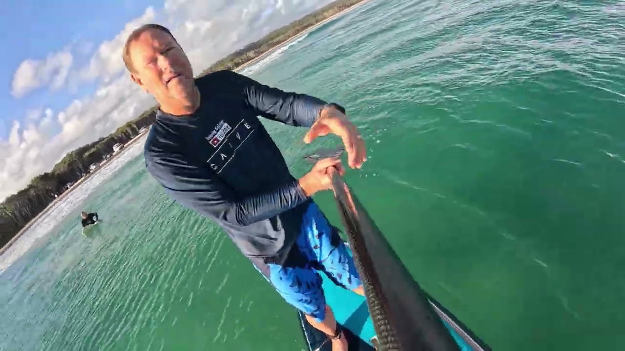 Supping Cylinder , Should have been here yesterday . Sup , Goat boat & surfing