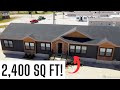 This Modular Mansion Has 2 Fireplaces! 4 Bed 2 Bath Tour