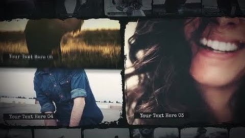 Emotion Slideshow After Effects Templates