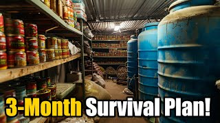 The Ultimate SHTF Diet: Survive 3 Months on Minimal Food and Water