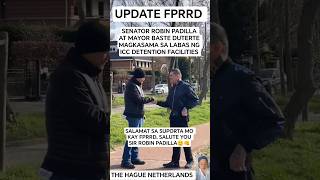 Duterte Parin Magkasama Sa Labas Ng Icc Detention Facilities