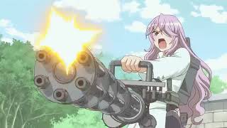 anime girl mashin gun