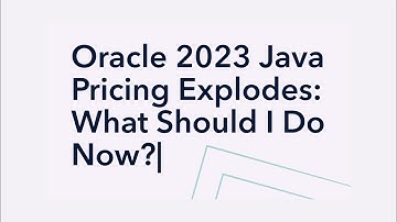 The Oracle Java Pricing Change and the Move to the Oracle Alternative
