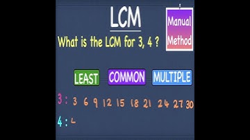 LCM - Find using manual method #shorts #math