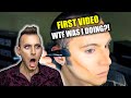 Reacting To My FIRST VIDEO | who tf was i??