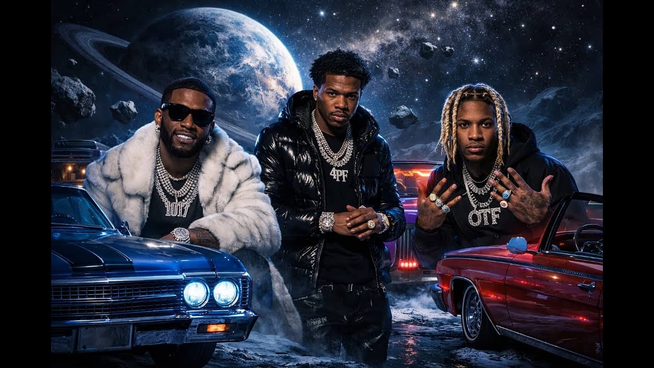 Gucci mane ft Lil Baby and Lil Durk -- Pluto in the Trap (Lyrical video)