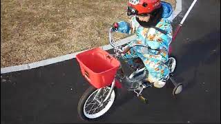 ピープル いきなり自転車 １４インチ かじとり＆折りたたみ式①