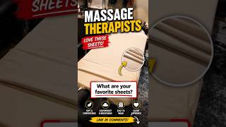 The Massage Table Sheets My Clients Keep Asking About! 🛏️