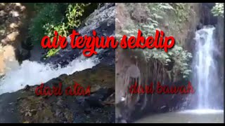 Wisata air terjun sekelip masih alami di wonosalam