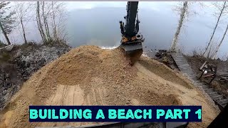 Building a Beach on a Hill Part 1