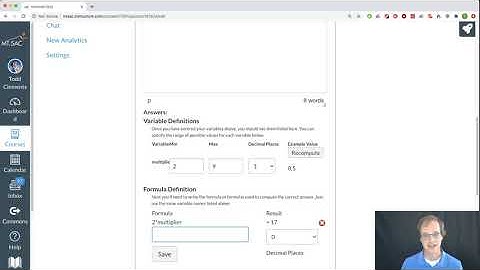 Introduction to using formula questions in Canvas