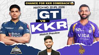 GT vs KKR | Match Prediction | IPL 2026 | Match - 25 | GT vs KKR 2026 | Cricket Prediction screenshot 1
