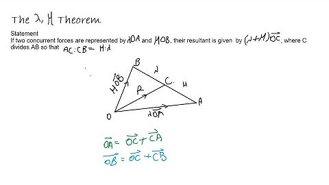 Mechanics: lambda mu theorem