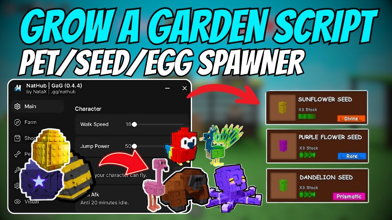[🌞] GROW A GARDEN SUMMER HACK - Auto Farm, Pet Dupe, Visual Weather Changer | Keyless, Updated