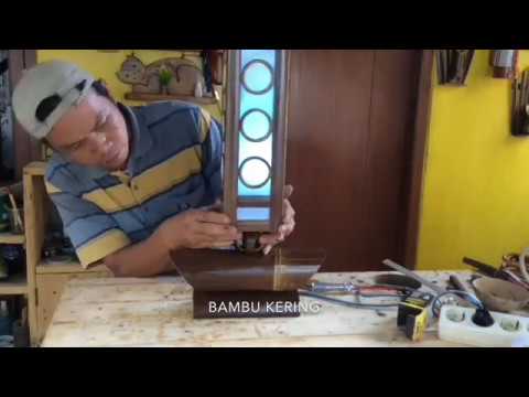 INSPIRASI Kerajinan  BAMBU  Membuat Lampu  Hias  YouTube