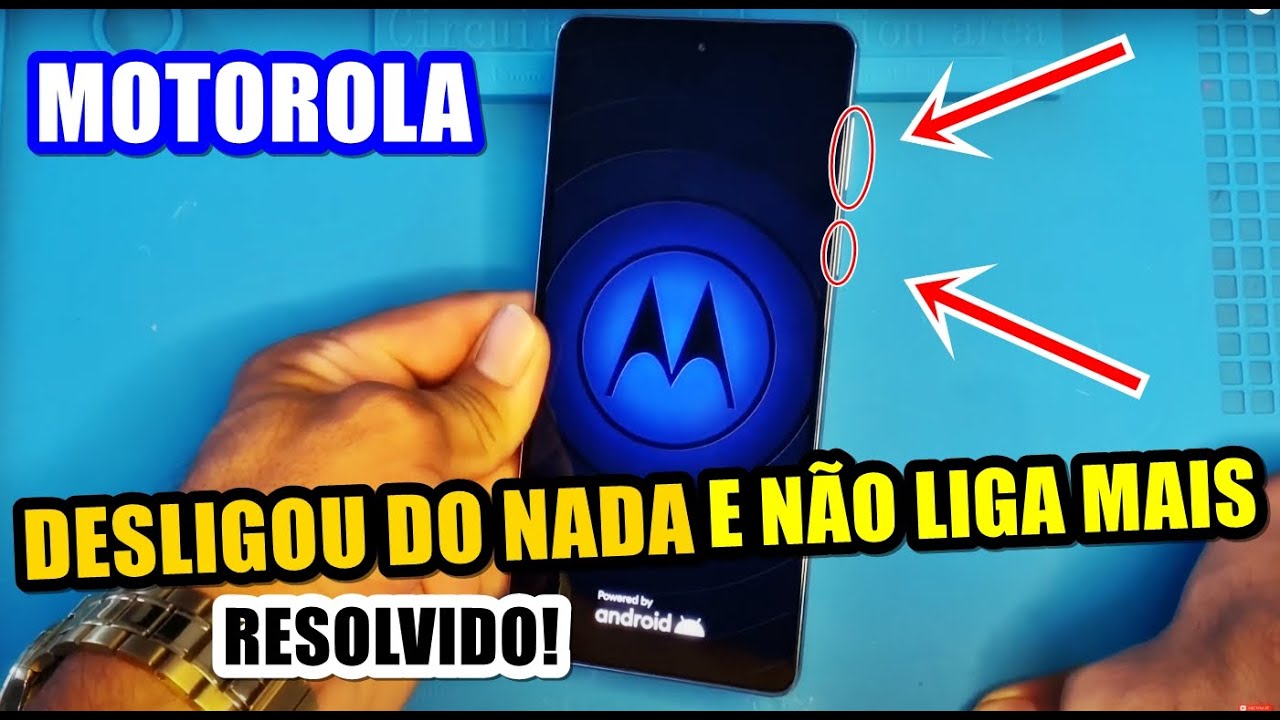 Celular Motorola Não liga, Desligou e Não Liga Mais? RESOLVIDO EM CASA ...