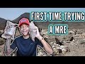 U.S MILITARY MRE TASTE TEST | ASMR