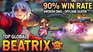 90% WIN RATE! BEATRIX BEST BUILD 2021 | TOP GLOBAL BEATRIX GAMEPLAY | MOBILE LEGENDS✓
