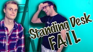 (vlog) Standing Desk part 1 - FAIL!