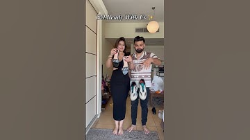 Get Ready With Us For Brunch Date ❤️😍 #rajatswati #swatimonga #couplegoals #grwm #youtubeshorts