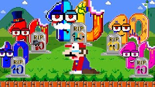 Wonderland: Mario R.I.P All BIG NUMBERS in Super Mario Bros...| Please Comeback...| Game Animation