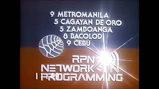 Rpn-9 - Rpn Network Programming Domsat Stations Station Id - 1980