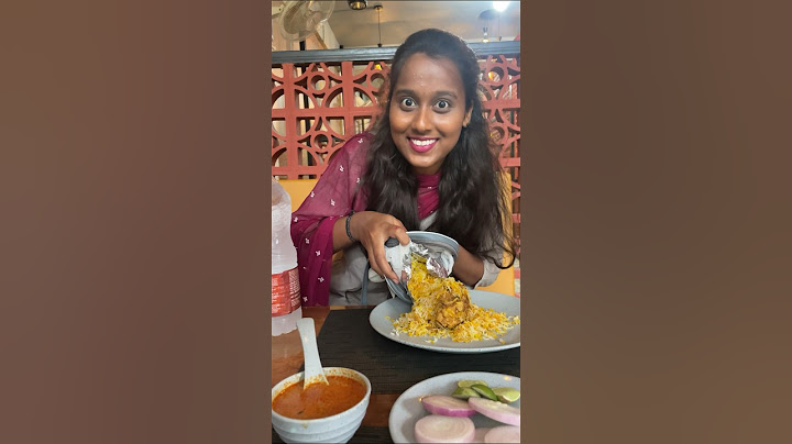 Eating roadside biryani at restaurant without money