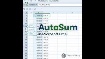 Excel AutoSum: Sum Data in Seconds! (The Easiest Way)