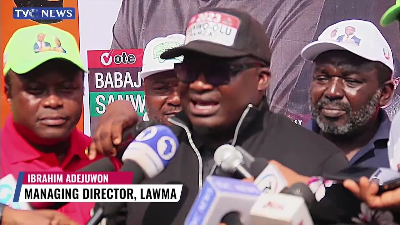 (WATCH) Waste Managers Declare Support For Sanwo-Olu’s Re-election