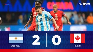 Thumbnail for Argentina 2-0 Canadá | ARGENTINA FINALISTA | Copa América 2024
