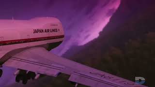 Japan Airlines Flight 123 Crash Animation + CVR Final Moments (First Plane Crash Video)