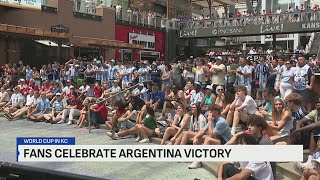 Fans celebrate Argentina victory in Kansas City
