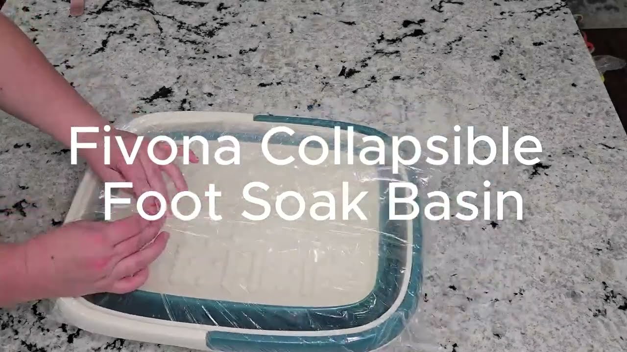 Soothing Tired Feet | Collapsible Foot Bath Basin Review | Product Overview