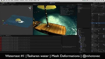 Unity3D water shader | displace | mesh deformation