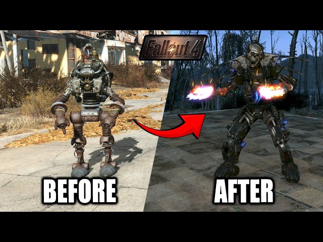 Rombak Robot CUPU Jadi Robot SAMURAI SUPER SANGAR!! - Fallout 4 Indonesia - Part 18 class=