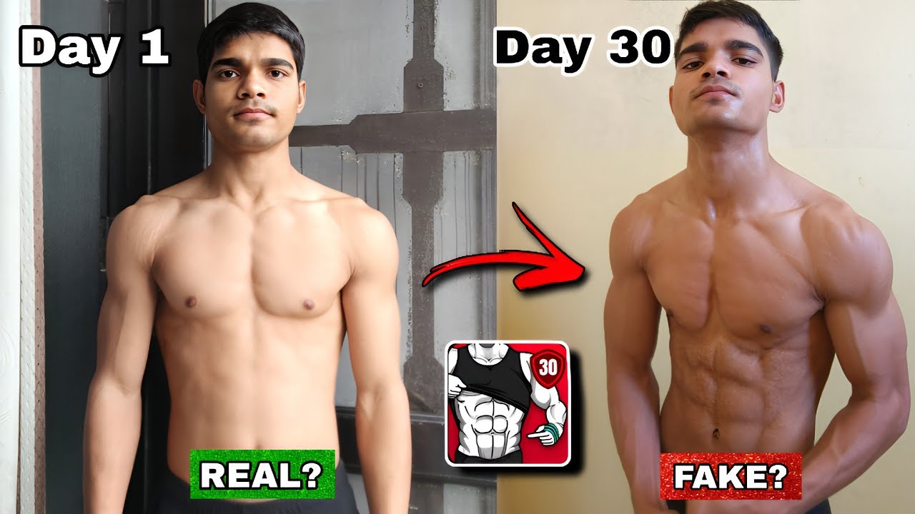 SIX PACK IN 30 DAYS ?? ( Result + App Review )