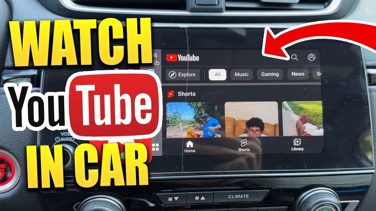 How to Watch YouTube in Your Car! (Apple CarPlay & Android Auto