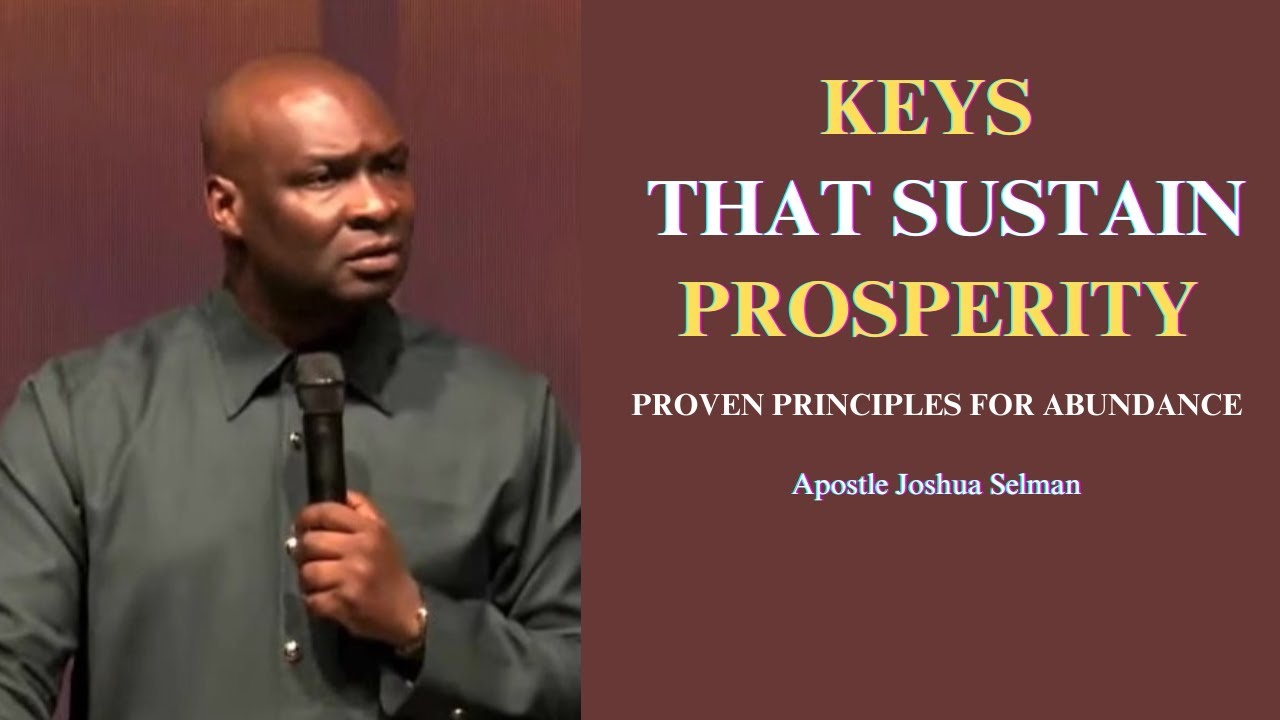 Ключи к устойчивому процветанию || Апостол Джошуа Селман